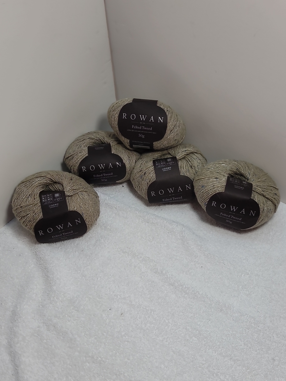 Rowan Felted Tweed Yarn 5 Balls NWT